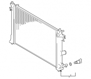 Toyota Corolla 23-26 Hybrid Water Cooling Radiator