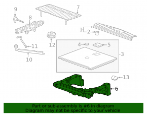 Foam for GMC Terrain 10-17 tool