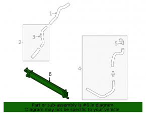 Hyundai Tucson 22-25 inverter cooling radiator