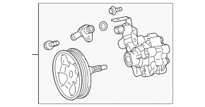 Toyota 4Runner 10-24 Power Steering Pump