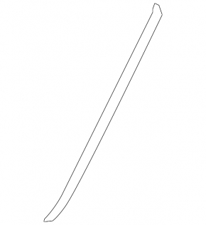 Windshield molding right BMW X5 F15 14-18