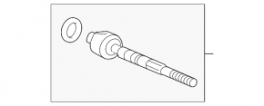 Left steering rod for Honda Pilot 16-22