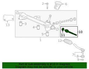 Left steering rod for Honda Pilot 16-22