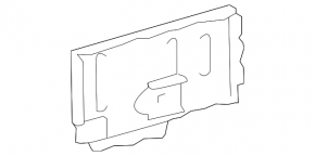 Front right side member nose bracket for Toyota Camry v30 02-06