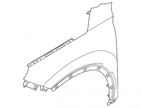 Front right fender Hyundai Palisade 20-25
