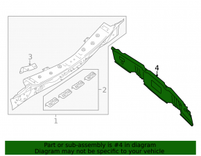 Nissan Rogue 14-20 Rear Panel Bracket