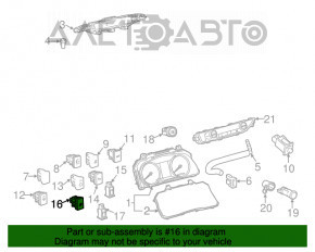 Toyota Highlander 14-19 Fuel Door Release Button