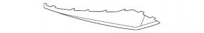Front bumper cover left Hyundai Elantra 21-23