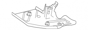 Rear right control arm pad for spring Mercedes W167 GLE 350 450 20-23