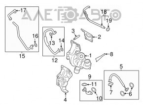 Turbine Ford Fusion mk5 17-20 2.0T