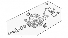 Rear differential gearbox Lincoln MKZ 17-20 with locking