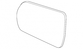 Right mirror element for Ford Edge 19-24 BSM