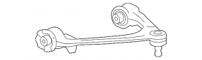 Upper control arm, front left, Jaguar XE 17-20