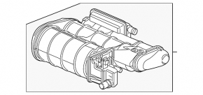 Carbon Canister Absorber Naked Acura MDX 14-20 3.5
