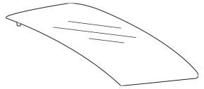 Rear glass VW Jetta 19-21
