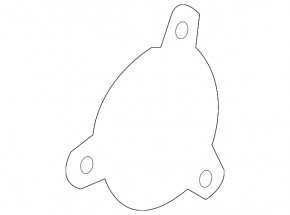 Rear Left Hub Cover Chevrolet Equinox 18- FWD