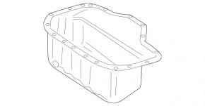 Mercedes X164 GL W164 ML Engine Oil Pan