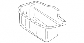 Mercedes X164 GL W164 ML Engine Oil Pan