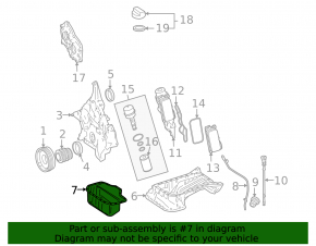 Mercedes X164 GL W164 ML Engine Oil Pan