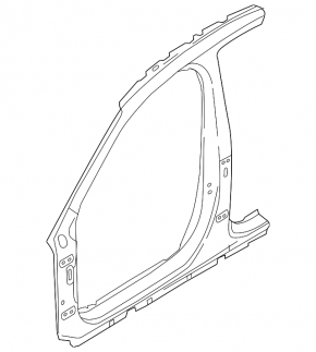Body pillar center left Volvo V90 17-22 usa