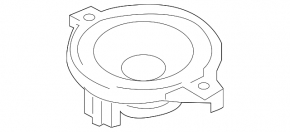 Front panel speaker central Audi A6 C7 12-18
