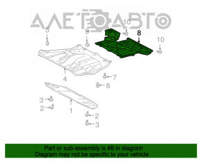 Rear engine guard for Lexus RX300 RX330 04-06