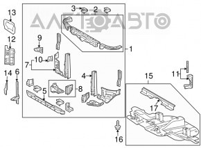 Toyota Sequoia 08-16 Hood Lock Bar