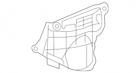 Engine protection arch right Lexus ES350 07-12