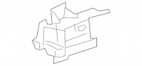 Front left side member nose for Toyota Avalon 19-22