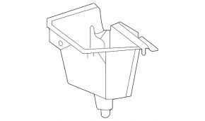 Pocket box trunk left Toyota Highlander 20-
