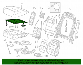 Heated driver's seat Chevrolet Equinox EV 24-26