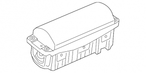 Airbag passenger in the dashboard Audi Q3 8U 15-18