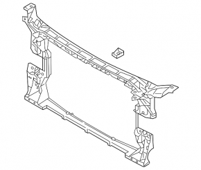 Audi A4 B9 17-25 radiator panel TV