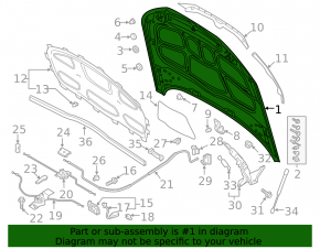 Bare hood Audi A5 F5 17-