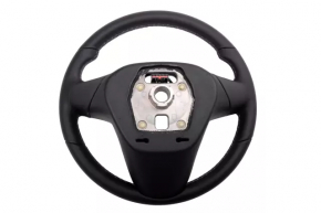 Buick Encore 17-22 black leather steering wheel with overlay and radar buttons