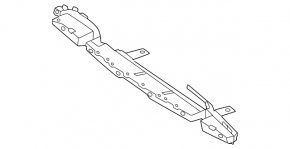 Lower radiator deflector Mercedes W167 GLE 350 24-26