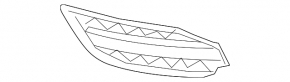 Front bumper grille right Mercedes W246 B250e 16-17