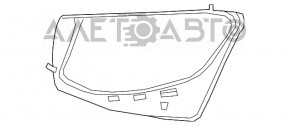 Headlight seal front left Mercedes GLC 16-19