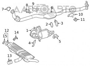 Catalyst Mercedes W167 GLE 450 20-23 3.0h