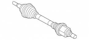 Front left half-shaft drive Ford Focus mk3 11-18 2.0 5MKPP