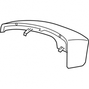 Left mirror cover Ford Escape MK3 17-19 without turn signal