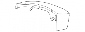 Left mirror cover Ford Escape MK3 17-19 without turn signal