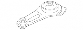 Rear engine mount Nissan Kicks 18-24