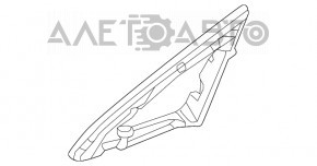 Triangle door plug outer front right Mercedes GLA 15-20