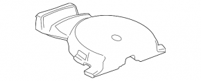 Foam under spare tire GMC Terrain 10-17