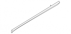 Lower front left door trim for BMW X1 F48 16-22 M-Sport