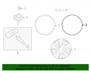 Wheel disk R18 Kia Niro 17-19 HEV, PHEV chrome