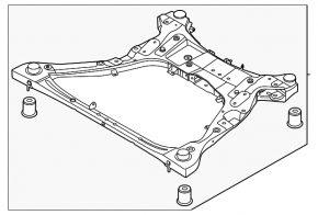 Front subframe Kia K5 21-24