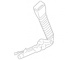 Passenger Seat Belt Tensioner BMW 5 F10 14-16