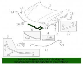 Honda Accord 13-17 Hood Seal for Air Intake